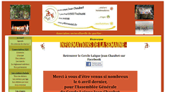 Desktop Screenshot of cercle-laique-jean-chaubet.com
